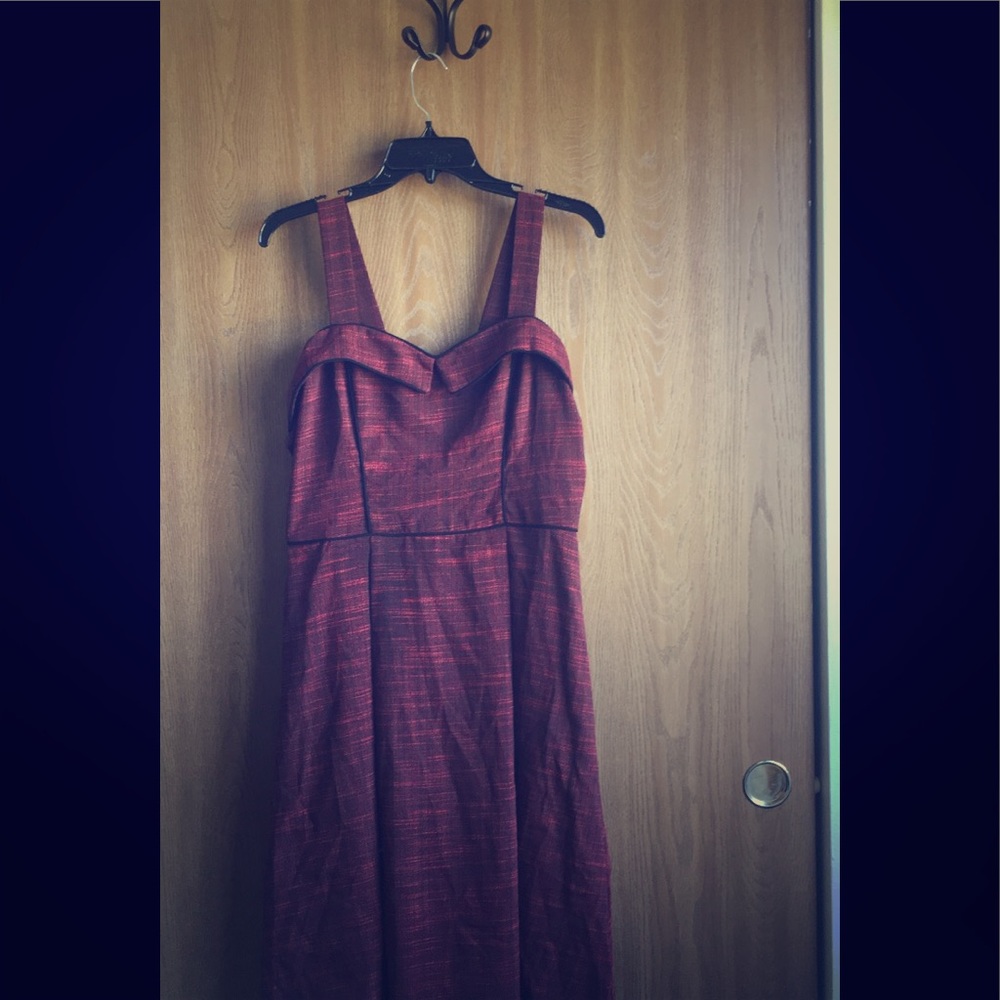 Maroon ModCloth dress EUC